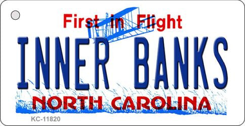 Inner Banks North Carolina Novelty Metal Key Chain KC-11820
