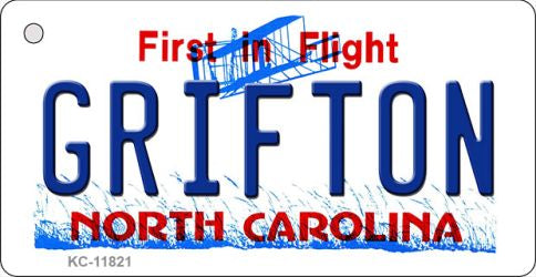 Grifton North Carolina Novelty Metal Key Chain KC-11821