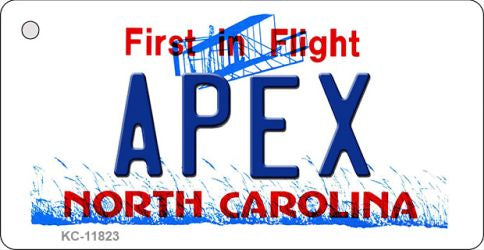 Apex North Carolina Novelty Metal Key Chain KC-11823