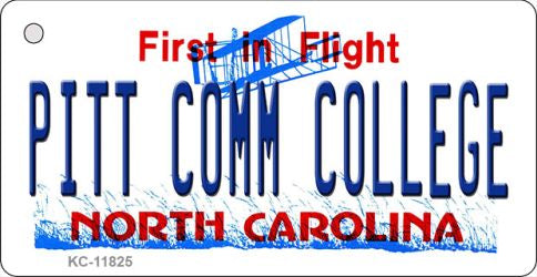 Pitt Comm College North Carolina Novelty Metal Key Chain KC-11825