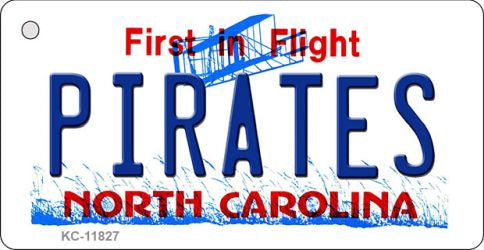 Pirates North Carolina Novelty Metal Key Chain KC-11827