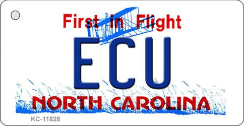 ECU North Carolina Novelty Metal Key Chain KC-11828