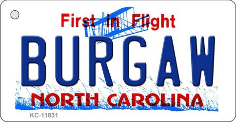 Burgaw North Carolina Novelty Metal Key Chain KC-11831