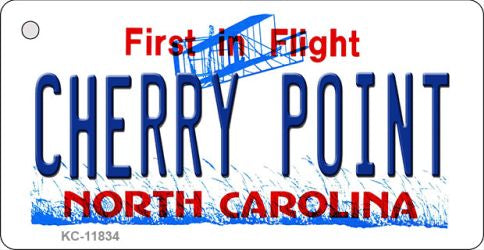 Cherry Point North Carolina Novelty Metal Key Chain KC-11834