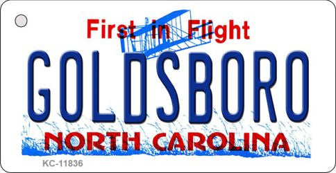 Goldsboro North Carolina Novelty Metal Key Chain KC-11836