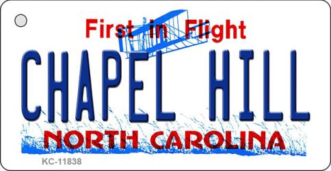 Chapel Hill North Carolina Novelty Metal Key Chain KC-11838