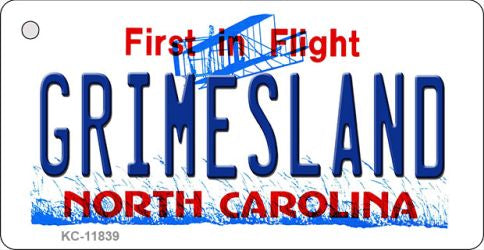 Grimesland North Carolina Novelty Metal Key Chain KC-11839