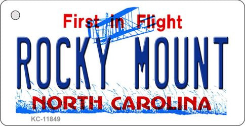 Rocky Mount North Carolina Novelty Metal Key Chain KC-11849