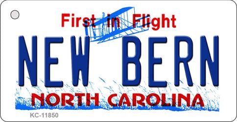 New Bern North Carolina Novelty Metal Key Chain KC-11850