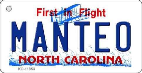 Manteo North Carolina Novelty Metal Key Chain KC-11853