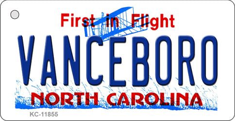 Vanceboro North Carolina Novelty Metal Key Chain KC-11855