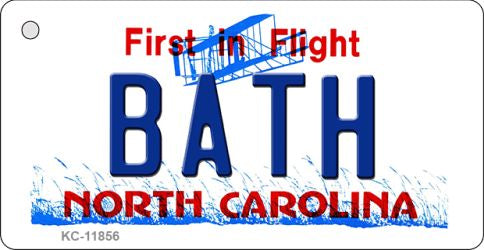 Bath North Carolina Novelty Metal Key Chain KC-11856