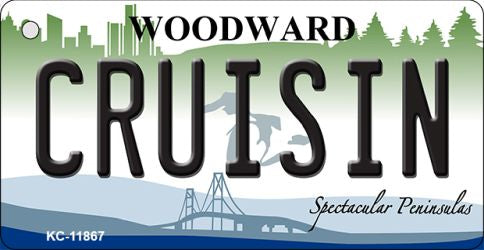 Cruisin Michigan Novelty Metal Key Chain KC-11867