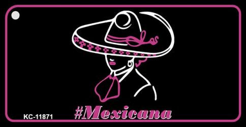 Hashtag Mexicana Novelty Metal Key Chain KC-11871
