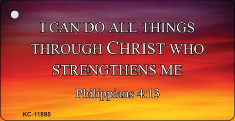 Philippians 4 13 Novelty Metal Key Chain KC-11885