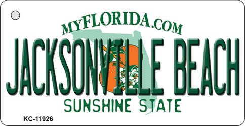 Florida Jacksonville Beach Novelty Metal Key Chain KC-11926