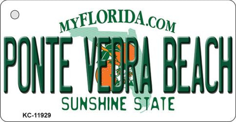 Florida Ponte Vedra Beach Novelty Metal Key Chain KC-11929