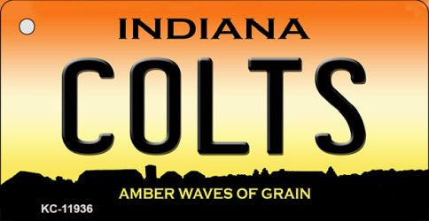 Indiana Colts Novelty Metal Key Chain KC-11936