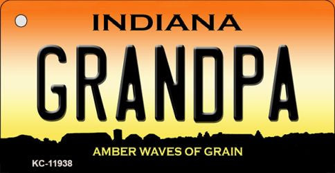 Indiana Grandpa Novelty Metal Key Chain KC-11938