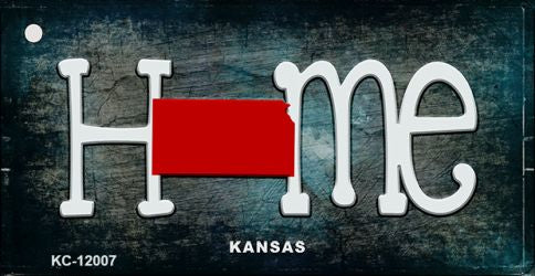 Kansas Home State Outline Novelty Key Chain KC-12007