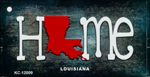 Louisiana Home State Outline Novelty Key Chain KC-12009