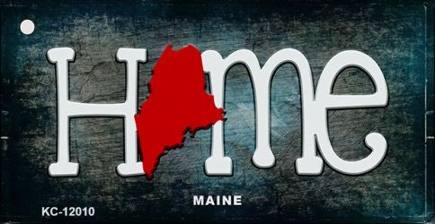 Maine Home State Outline Novelty Key Chain KC-12010