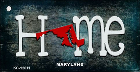 Maryland Home State Outline Novelty Key Chain KC-12011