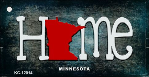 Minnesota Home State Outline Novelty Key Chain KC-12014