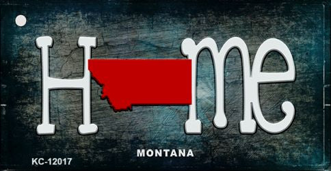 Montana Home State Outline Novelty Key Chain KC-12017