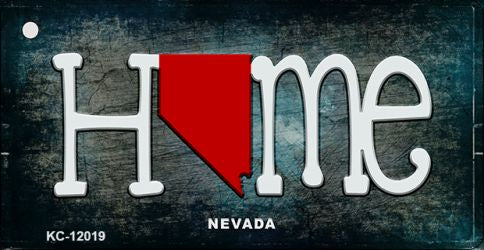 Nevada Home State Outline Novelty Key Chain KC-12019