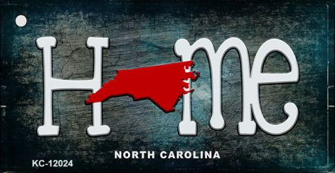 North Carolina Home State Outline Novelty Key Chain KC-12024