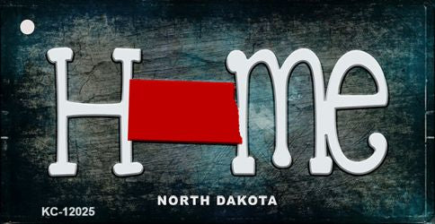 North Dakota Home State Outline Novelty Key Chain KC-12025