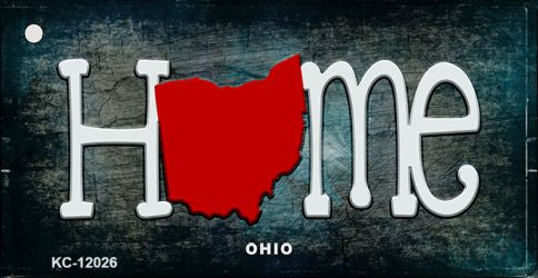 Ohio Home State Outline Novelty Key Chain KC-12026