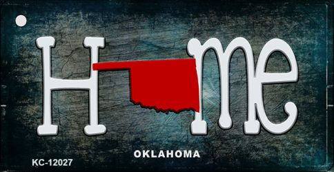 Oklahoma Home State Outline Novelty Key Chain KC-12027