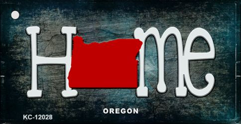 Oregon Home State Outline Novelty Key Chain KC-12028