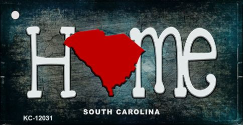 South Carolina Home State Outline Novelty Key Chain KC-12031