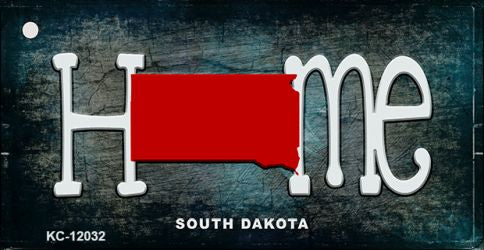 South Dakota Home State Outline Novelty Key Chain KC-12032