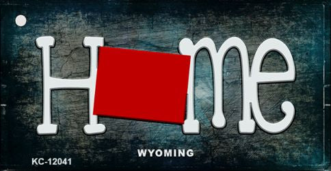 Wyoming Home State Outline Novelty Key Chain KC-12041