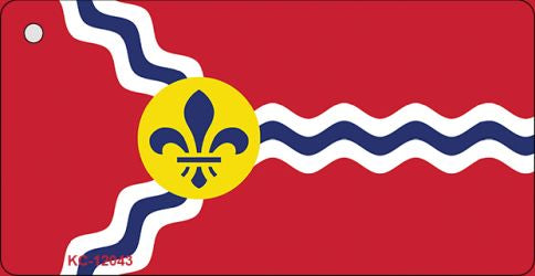 St. Louis State Flag Missouri Novelty Metal Key Chain KC-12043