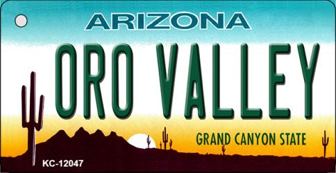 Arizona Oro Valley Novelty Metal Key Chain KC-12047