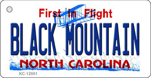 Black Mountain North Carolina Novelty Metal Key Chain KC-12051