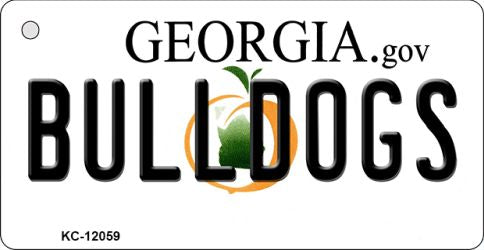 Georgia Bulldogs Novelty Metal Key Chain KC-12059