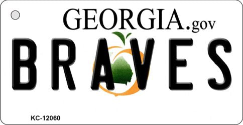 Georgia Braves Novelty Metal Key Chain KC-12060