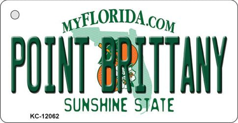 Florida Point Brittany Novelty Metal Key Chain KC-12062