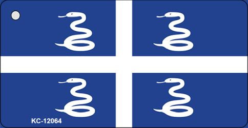 Martinique Flag Novelty Metal Key Chain KC-12064