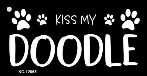 Kiss My Doodle Novelty Metal Key Chain KC-12065