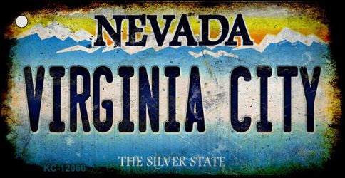 Nevada Virginia City Novelty Metal Key Chain KC-12066