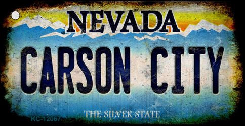 Nevada Carson City Novelty Metal Key Chain KC-12067