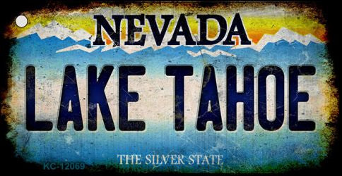 Nevada Lake Tahoe Novelty Metal Key Chain KC-12069
