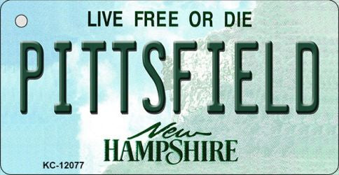 Pittsfield New Hampshire State Novelty Metal Key Chain KC-12077